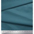 thumbnail image 3 of Soimoi Poly Georgette Fabric Bell Christmas Printed Fabric 1 Yard 42 Inch Wide, 3 of 3