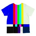 thumbnail image 2 of Halloween SMPTE Color Bars T-Shirt pour Tout-Petit à Imprimé Intégral de Costume Télé de Fin de Soirée, 2 of 2