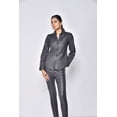 thumbnail image 3 of Ladies Leather Stretch Pants with Pockets, 3 of 4