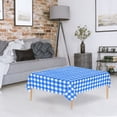 thumbnail image 4 of Penkiiy Plastic Table Cloth Disposable , 54 x 108 Inch Plaid Table Cloths for Parties, Decorative Tablecloths for Rectangle Tables, Plastic Table Cover, Leakproof & Sturdy, 4 of 9