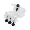 thumbnail image 2 of Bunblic Burette Rack Pipe Tube Holder Transparent Smooth Sturdy Easy to Use Portable Titration Pump Bracket for Planted Tank Aquarium 3 Holes, 2 of 8