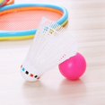 thumbnail image 4 of Kids Tennis Racket Plastic Tennis Racquet with 2 Table Tennis 2 Badminton Ball 4 Shuttlecocks Racket Children Outdoor Toy for Toddlers Age 3-6, 4 of 6
