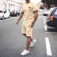 thumbnail image 2 of Men's Suits Quick-Dit Summer Tracksuit for Everyday Casual Outdoor Travel Performance Athletic Set, 2 of 5