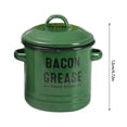 thumbnail image 2 of Large Enamel Food Storage Jars With Airtight Lids For Pantry Organization Durable Kitchen Containers Flour Rice Pasta And Dry, 2 of 6
