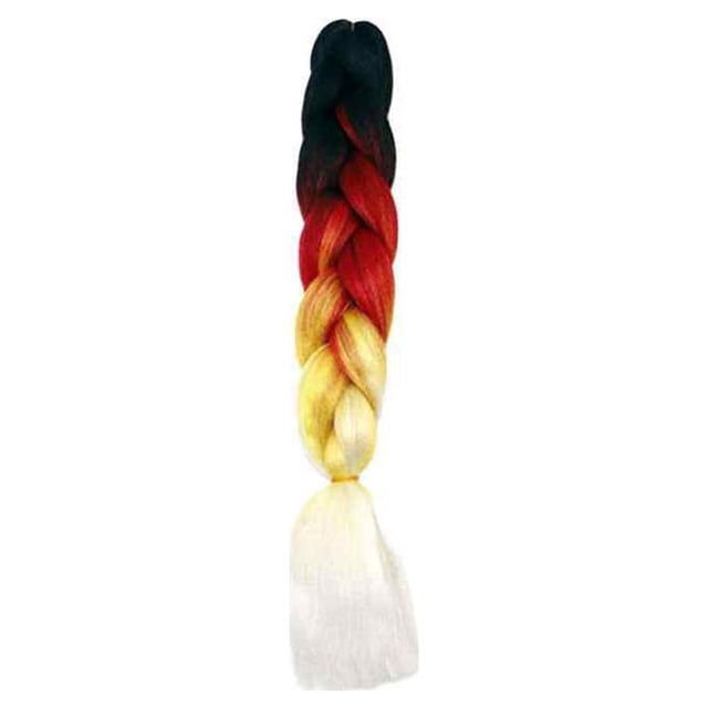Gradient Color Women Braid Hair Large Braiding Hair Wigs High Temperature Fiber Synthetic Hair Extensions