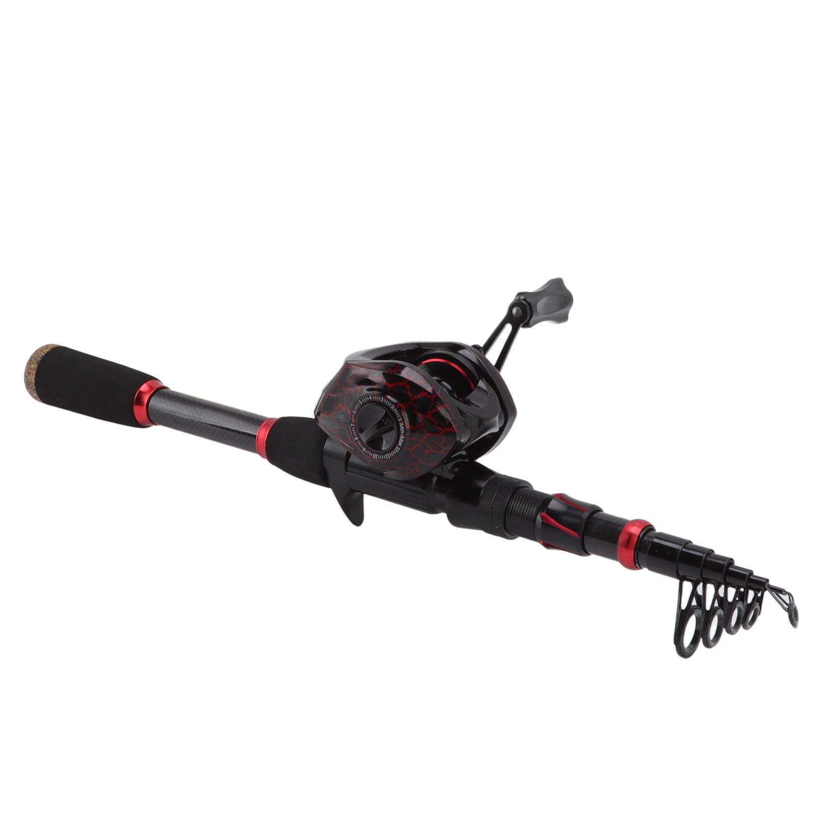 Fishing Rod Kit,Fishing Rod and Reel Carbon Fiber Fishing Pole Fishing Rodand Reel Exceptional Craftsmanship