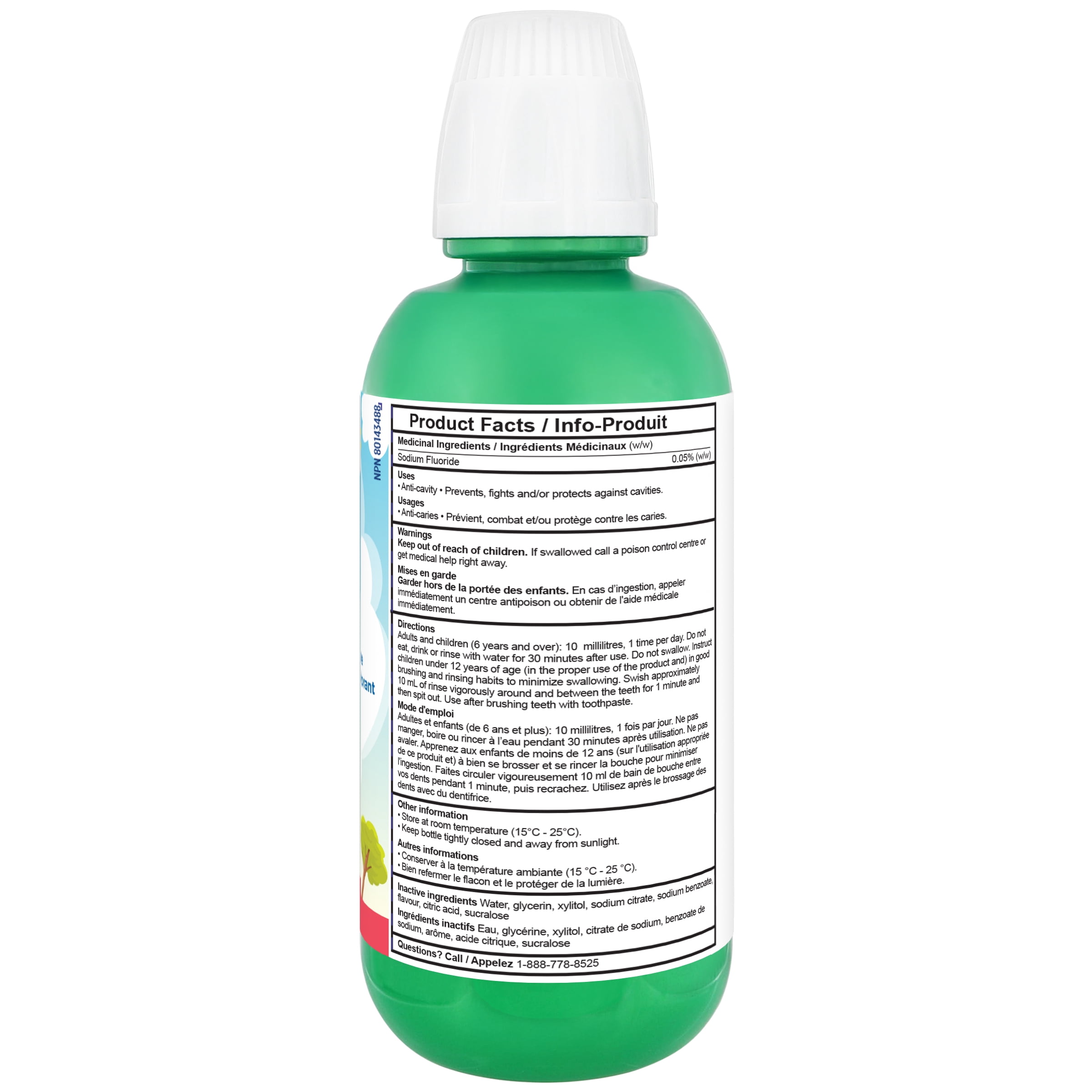 Equate Rince-Bouche pour Enfants au Melon d'Eau, Sans Alcool