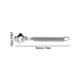 thumbnail image 2 of Pasta Making Tools Sliced Noodles Knife 304 Stainless Steel Manual Pasta Cutter Making Tools Household Slotted Stainless Steel Hooks, 2 of 4