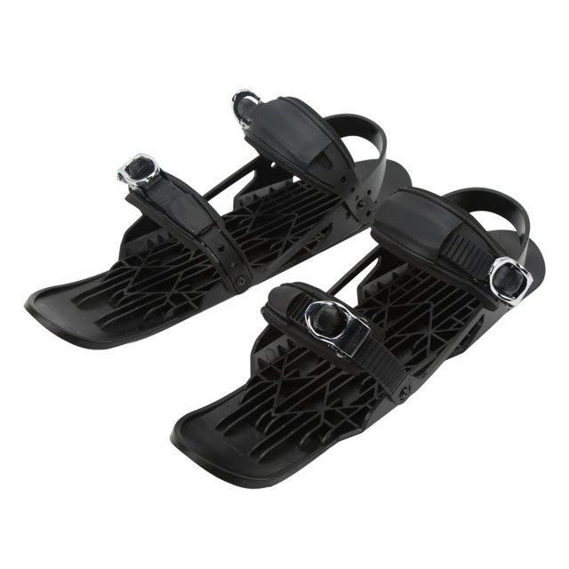Mini Ski Skates, Metal Buckle Portable Mini Snowboard Adjustable Binding For Competition For Adults