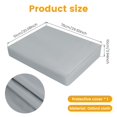 thumbnail image 2 of CUITING Dog Bed Cover Oxford Cloth Dog Bed Protector Cover Waterproof Dog Bed Protector Removable Dog Bed Replacement Cover with Zipper for Indoor Outdoor, 2 of 11