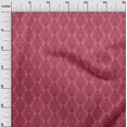thumbnail image 3 of oneOone Georgette Viscose Pink Fabric Damask Craft Projects Decor Fabric Printed By The Yard 42 Inch Wide, 3 of 5