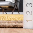 thumbnail image 5 of Indian Handmade Braided Inner Yellow Natural Jute Area Rug, Home Décor Rug, Jute Rug for Bedroom, Dining Room, living room, Doormat Rug Size - 2' x 5' (60 cm x 150 cm), 5 of 5