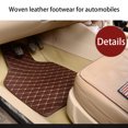 thumbnail image 3 of Maytalsory 4 Pcs Tapis de Sol pour Voiture Doublure Automobile Tapis de Pied Lavable Réutilisable Noir, 3 of 6