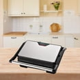 thumbnail image 1 of Elodie Electric Panini Press Bread Baking Machine Touch Handle Compact 750W Breakfast Sandwich Maker for Snacks Sandwiches Breakfast, 1 of 8