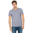 thumbnail image 1 of Bella Canvas Mens CVC Jersey Tee, 2XL, Heather Blue, 1 of 3