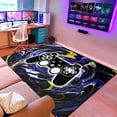 thumbnail image 2 of Gaming Carpet Square Rugs 3D Gamer Area Rug for Boys Room Gamepad Controller Door pad for Bedroom Living Room Floor Mats, Colorful 100*150cm, 2 of 2