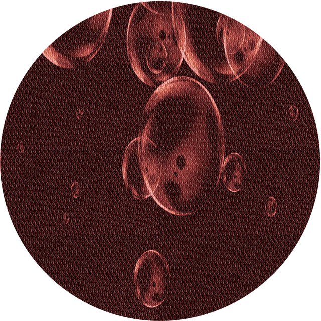Ahgly Company Machine Washable Indoor Round Transitional Chocolate Brown Area Rugs, 4' Round