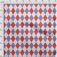 thumbnail image 4 of oneOone Cotton Silk Red Fabric Check Argyle Craft Projects Decor Fabric Printed By The Yard 42 Inch Wide, 4 of 4