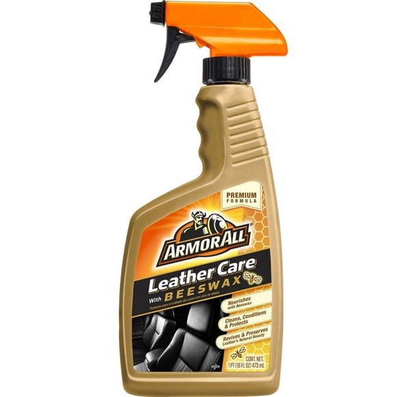 Armor All 18934 Vaporisateur d'Entretien pour Cuir 16 oz avec Cire d'Abeille