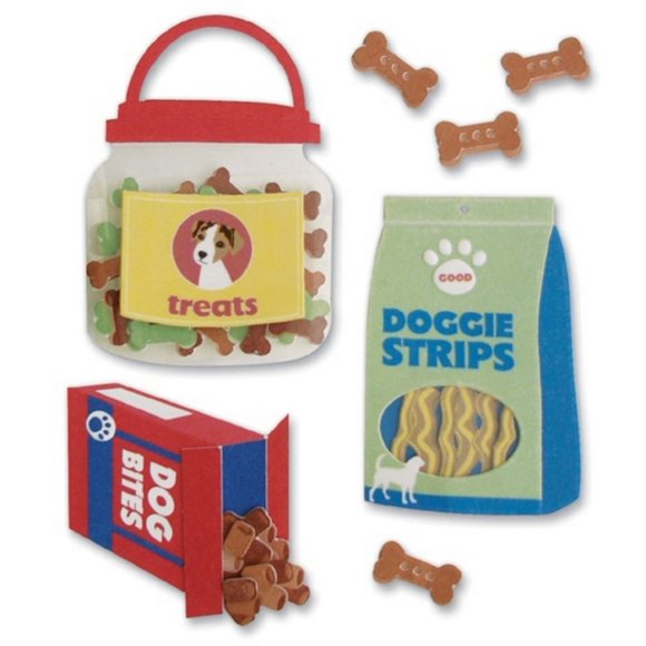 JOLEES by You Stickers 4"X4" Sheet-Doggie Treats