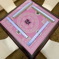 thumbnail image 3 of Mahjong Mat Reduction Mahjongg Table Mat Mahjong Accessories Tablecloth Game Poker Domino Game Game Mat For Card Board And Tile Games 70x70cm, 3 of 5