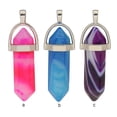 thumbnail image 4 of Hexagon Column Charm Jewelry Hanging Pendant Safe Material: Preferred agate Multicolor Exquisite Agate Crafting Necklace Bracelet Accessories Red, 4 of 6
