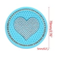 thumbnail image 2 of Crystal Rhinestone Car Cup Coaster with Non-Slip Base, Decorative Holder for Beverages, Fits 2.76-Inch Vehicle Cup Holders, 2 of 7