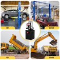 thumbnail image 4 of Double Acting Hydraulic Power Unit 12V 10.5 Quart Car Lift Hydraulic Pump Power Unit, Hydraulic Pumps with 10L Steel Tank, Car Lift Hydraulic Power Unit for Auto Repair, 4 of 9