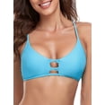 thumbnail image 3 of RELLECIGA Haut de Bikini Triangle Long à Bretelles pour Femme, 3 of 6