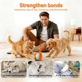 thumbnail image 3 of 2026 Saker Interactive Dog Ball Toy|Activated Automatic Rolling Dog Toy with Rope for Small,Medium,Large Dogs|Rechargeable Motion-Activated Smart Dog Ball Indoor Play Entertainment (Blue), 3 of 8