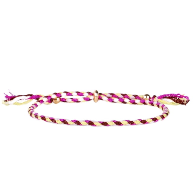 Bracelet Tressé Accessoire Mode Femmes Hommes Accessoires Bracelet Bijoux Accessoires Fil Réglable Bracelets avec Frange Décors Type 25