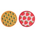 thumbnail image 2 of One Paw, 2-Pack Flow & Fetch Disc Toys for Dogs, Outdoor Activities, Yellow and Pink, Flying Disk Frisbee, 2 of 6