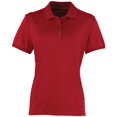 thumbnail image 1 of Premier Womens Coolchecker Short Sleeve Pique Polo T-Shirt, 1 of 3