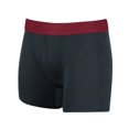 thumbnail image 3 of Lucky Brand Men's Dark Grey Multicolor Waistband 4 Pack Boxer Briefs (S01), 3 of 11