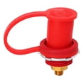 thumbnail image 3 of Car Battery Terminal Connector, 250A Rust Proof Battery Terminal Connector High Strength Rubber Zinc Alloy Brass  For Boat Red,Black, 3 of 8