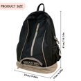 thumbnail image 3 of AMERTEER Fashion Backpack Large Capacity Versatile Daypack Nylon Student Bag(Green), 3 of 8