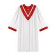 thumbnail image 3 of Rswnyirn Robe d'Église Élégante pour Femmes Hommes Prêtres Luthériens Prédicateurs Robes de Ministre Robe de Soirée Rouge M/160, 3 of 5