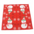 thumbnail image 3 of OULII Holiday Paper Hand Towels 20Pcs Red Wood Pulp for Guest Bathrooms, 3 of 8