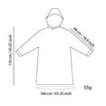 thumbnail image 2 of Poncho de Pluie Transparent Imperméable pour Activités de Plein Air - Veste de Pluie à Capuche Légère Jetable pour Festivals Concerts Randonnée Cyclisme Camping, 2 of 8