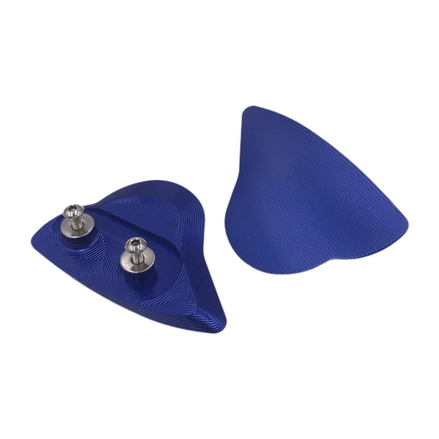 jinwen 2 Pieces Motorcycle Mirror Block Off Plates for -r6 2017-2024 blue