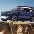 thumbnail image 4 of 1:24 Land Rover Defender 110 Off-road Vehicle SUV Alloy Diecast Car Model Sound Light Metal Toy Gift Children Porsche Motorcycle, 4 of 7