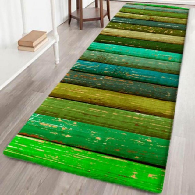 Non-Slip Floor Mat Absorbent Bathroom Mat Thickened Flannel Memory Foam Absorbent Pad Living Room Mat Living Room Print Home Mat Kitchen Entrance Rug
