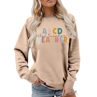 Zhanying Canada Sweatshirt Women Letter Printed Graphic Pullover Raglan Sleeve Tops Oversized Long Sleeve Sweater Tops Fall Outfits 2025 Trendy Clothes