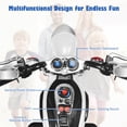 thumbnail image 2 of Gymax 6V Kids Ride On Chopper Motorcycle 3 Wheel Trike with Headlight White, 2 of 8