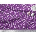 thumbnail image 2 of Soimoi Tissu en Poly Georgette Imprimé Feuilles et Fleurs au Mètre 42 Pouces de Large, 2 of 3
