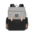 thumbnail image 1 of Ohufall Large Capacity Travel Backpack For Women Maternity Diaper Bag Baby Essential Nursing Bag, 1 of 2