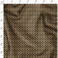 thumbnail image 3 of Soimoi Orange Poly Georgette Fabric Cat Animal Printed Fabric 1 Yard 52 Inch Wide, 3 of 5