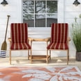 thumbnail image 3 of Outdoor Rocking Chair Cushions High Back Patio Seat Cushions with Ties Water-Repellent Fade-Resistant All Weather Patio Furniture Cushions for Garden Porch Dining Decor, 3 of 3