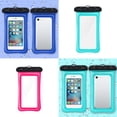 thumbnail image 2 of transemion Smartphone Double Layers Sealed Bag Cell Phone Transparent Waterproof PVC Case Swimming Pool Phone Pouch, 2 of 7