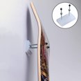 thumbnail image 3 of Skateboard hanger Floating Luxury Acrylic Storage Holder Rack for Bedroom, , Rack Display, Snowboards, Skateboard - White, 3 of 7